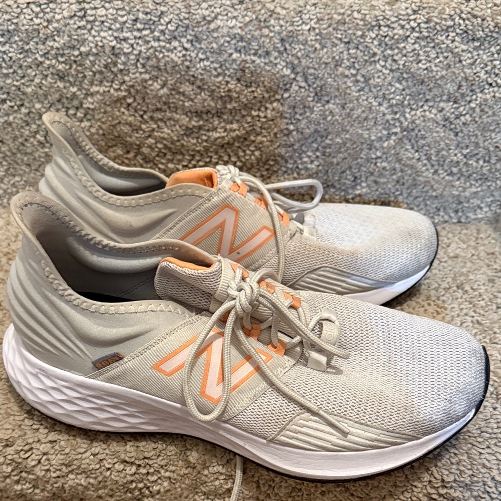 New Balance Women's Athletic Shoes in Gray and Orange